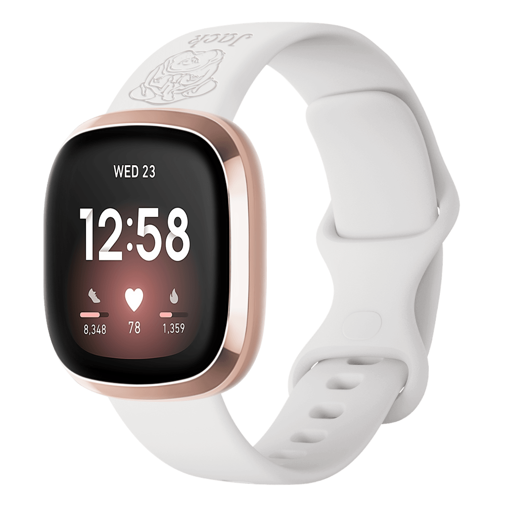 White rose gold fitbit on sale versa